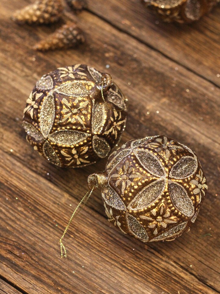 Auksinis žaisliukas iš stiklo